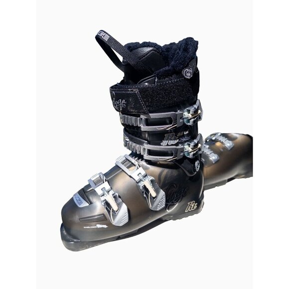 Lange Exclusive RX 80 LV Ski Boots Womens Narrow 24.5 US Size: 8 Black Like New - Picture 14 of 16